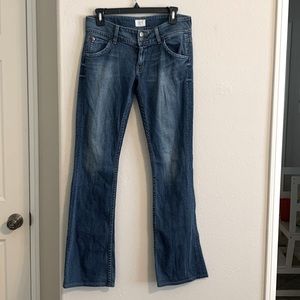 Hudson Low Rise Flare Jeans